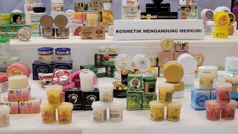BPOM Temukan 181 Jenis Kosmetik Berbahan Terlarang, Nilai Ekonomi Lebih dari Rp42 Miliar