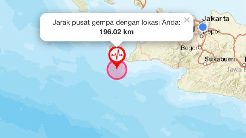 Breaking News! Gempa Guncang Banten, Terasa di Jakarta hingga Bekasi