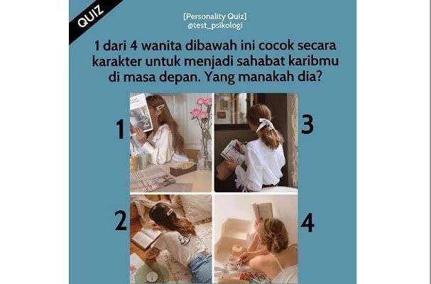 Perempuan Mana yang Akan Kamu Jadikan Sahabat? Pilihan Membantumu Mengenal Diri Sendiri