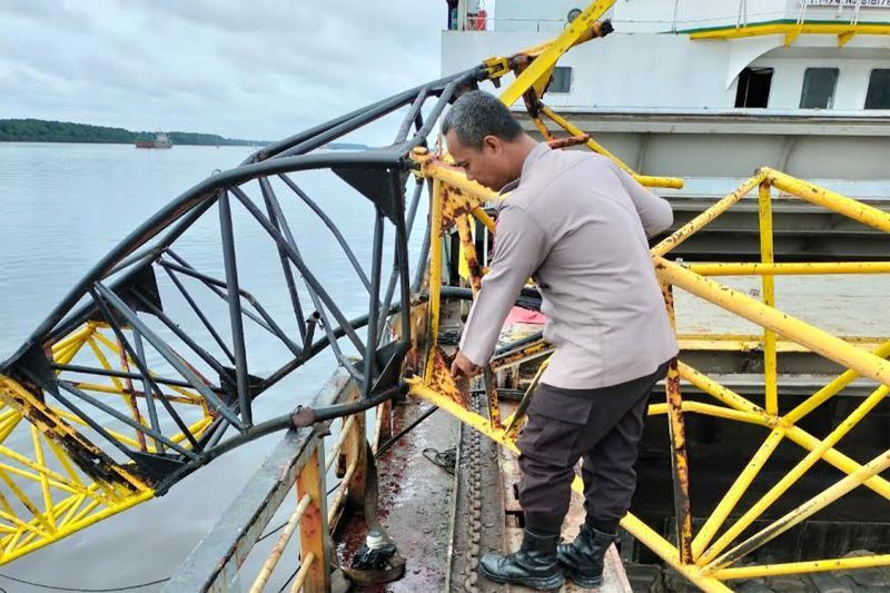 Crane Patah Timpa Satu Warga hingga Tewas di Pelabuhan Kumai Kalimantan Tengah, Mengerikan