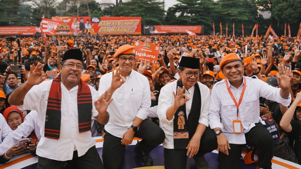 Kampanyekan Pram-Doel, Anies Singgung soal Pembagian di Pilkada Jakarta