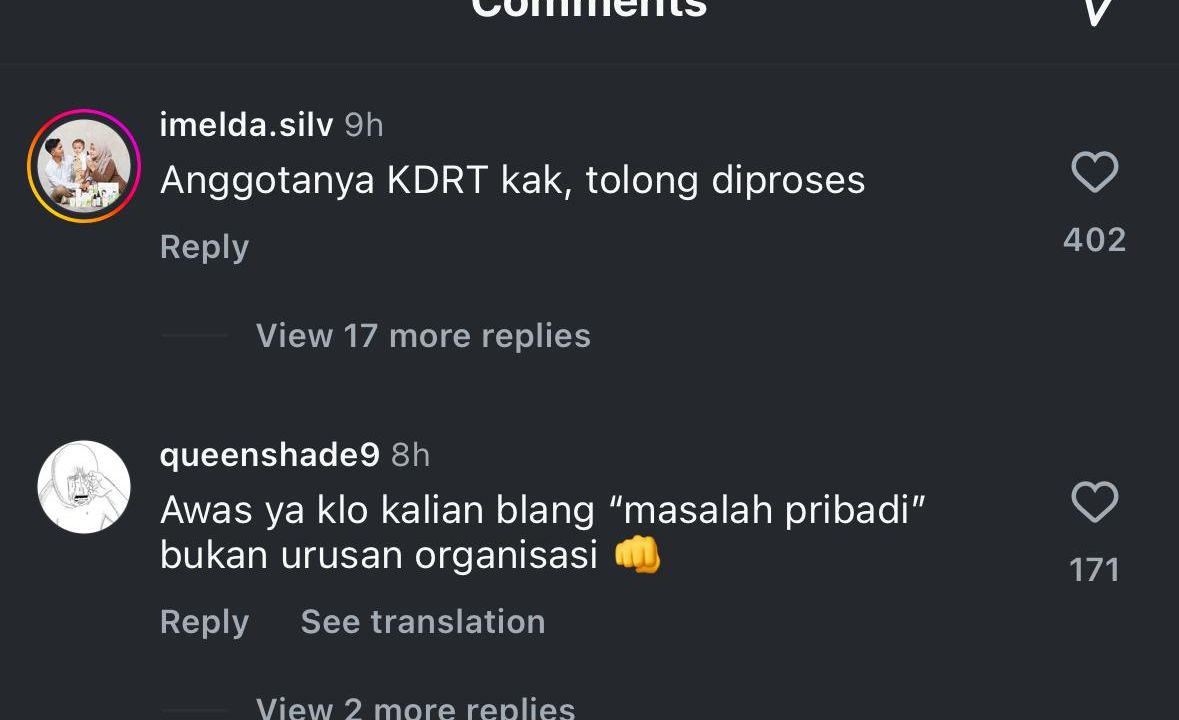 Akun Instagram HIPMI Jabar digeruduk netizen imbas KDRT Cut Intan Nabila