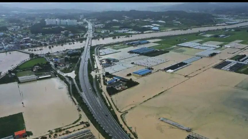 Hujan Lebat Picu Tanah Longsor di Korea Selatan, 5 Orang Tewas