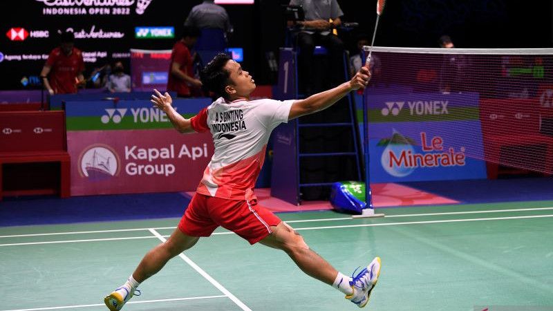 Anthony Ginting Tersingkir dari Perempat Final Indonesia Open 2022