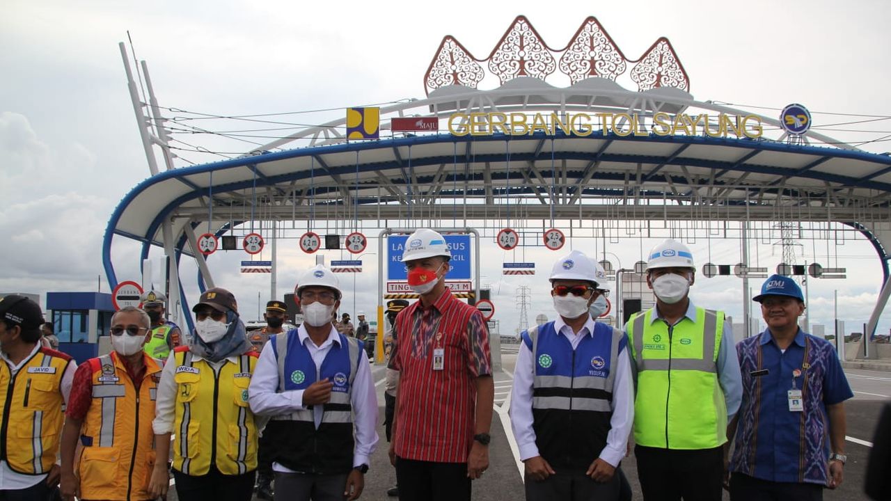 Ganjar Klaim Tol Semarang-Demak Bisa Beroperasi Saat Nataru 2022