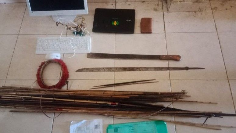 Tim Gabungan Kembali Grebek Rumah Diduga Markas KKB di Dekai, 22 Orang dan Berbagai Jenis Senjata Diamankan