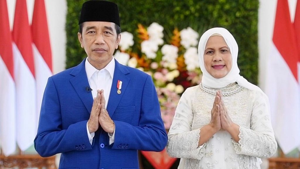 Momen Jokowi Ucapkan Selamat Idulfitri 1443 H: Alhamdulillah Kita Tahun Ini Dapat Berkumpul dengan Keluarga