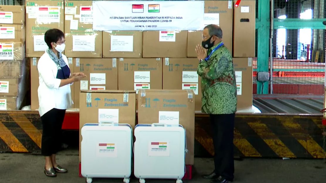 Indonesia Kirim Bantuan Oksigen Konsentrator ke India, Menlu: Bentuk Solidaritas