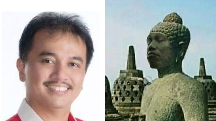 Roy Suryo Bantah Edit Stupa Borobudur dengan Wajah Jokowi, Netizen: Ngeles, Moga-moga Kau Diciduk