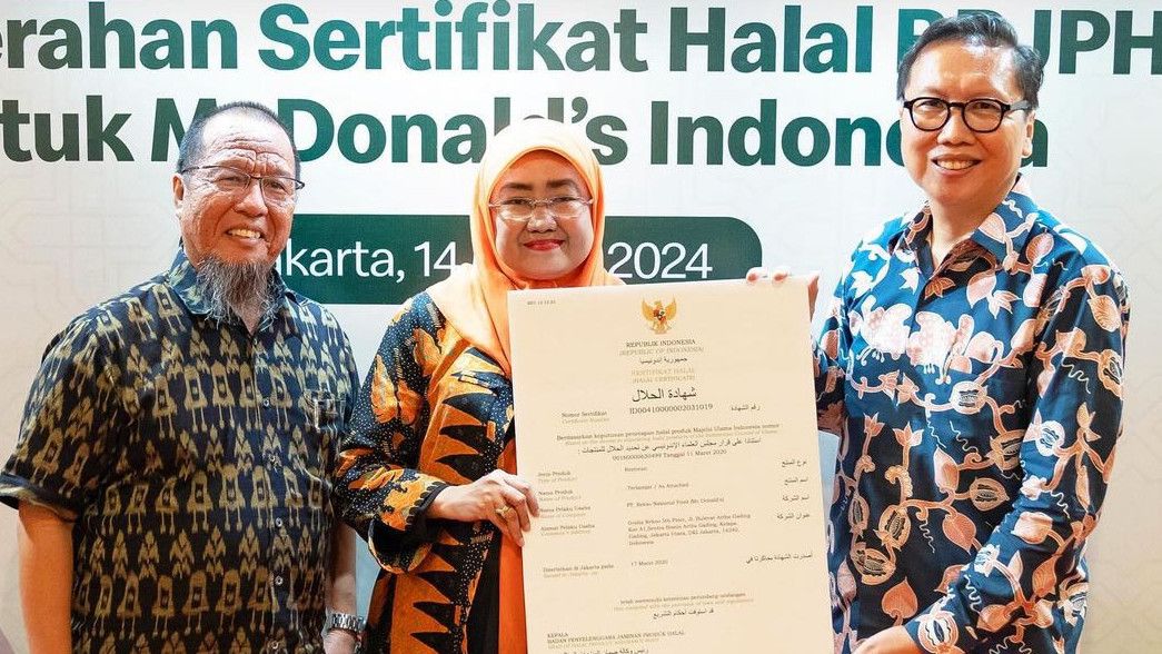 Kualitas Menu dan Rantai Pasok Terjamin Halal, BPJPH Berikan Sertifikat kepada McDonald’s Indonesia