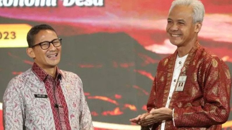 Bertemu di Istana Kepresidenan, Ganjar ke Sandiaga: Saya Ledekin Besok Pakai Baju Hijau