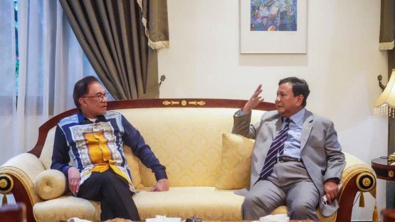 Dikunjungi Prabowo di Malaysia, Anwar Ibrahim Berdoa: Semoga Sukses Bela Kepentingan Rakyat