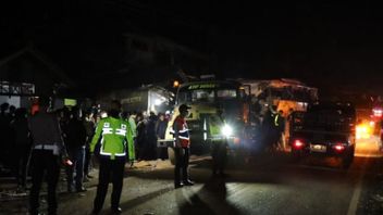 Kecelakaan Maut Bus PO Pandawa di Panjalu Ciamis, 4 Orang Meninggal, 16 Luka-luka