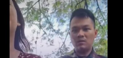 Viral Anggota TNI AU di Maros Pukul Perempuan, Pamer Papan Nama, Kini Ditahan Propam