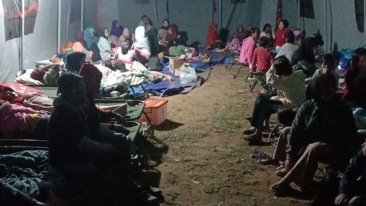BNPB: 102 Warga Mengungsi Pascagempa M4,6 Sukabumi