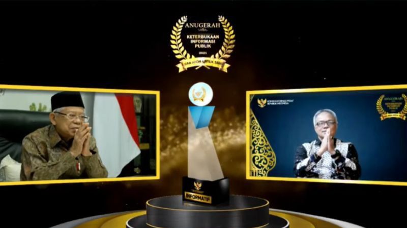BKKBN Kembali Raih Anugerah Keterbukaan Informasi Publik 2021