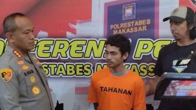Perampok Viral yang Ancam Penjaga Toko Pakai Badik di Makassar Ditangkap, Lihat Wajahnya