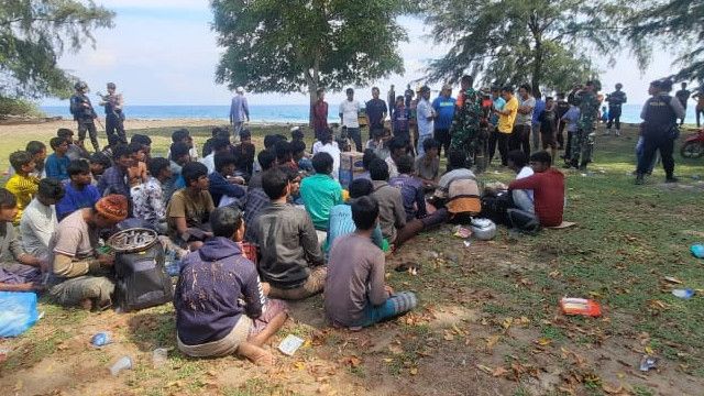 Puluhan Imigran Rohingya Kembali Masuk Indonesia Melalui Perairan Aceh