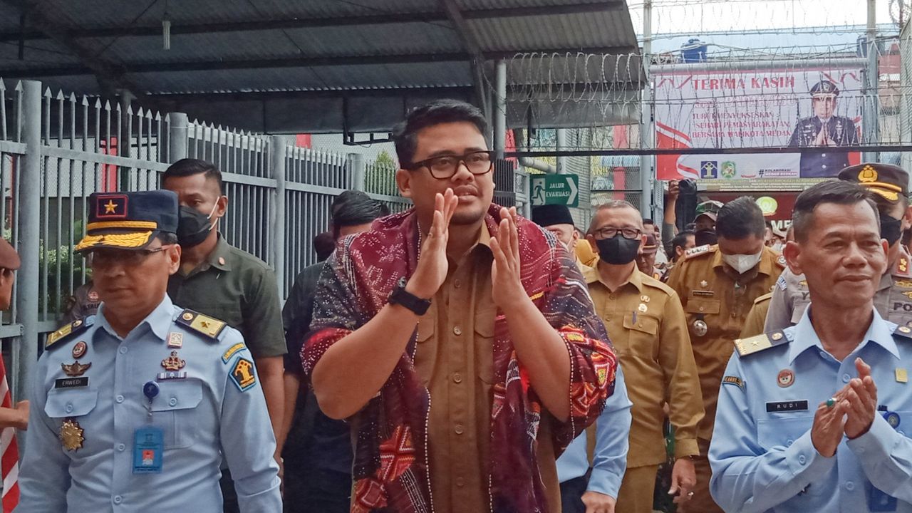 Intip Keseruan Bobby Nasution Perdana Kunjungi Lapas Tanjung Gusta Sejak Jadi Wali Kota Medan