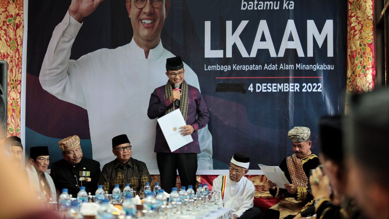 NasDem Optimis Anies Menang di Sumatera Barat Usai Didukung Tetua Adat Minang