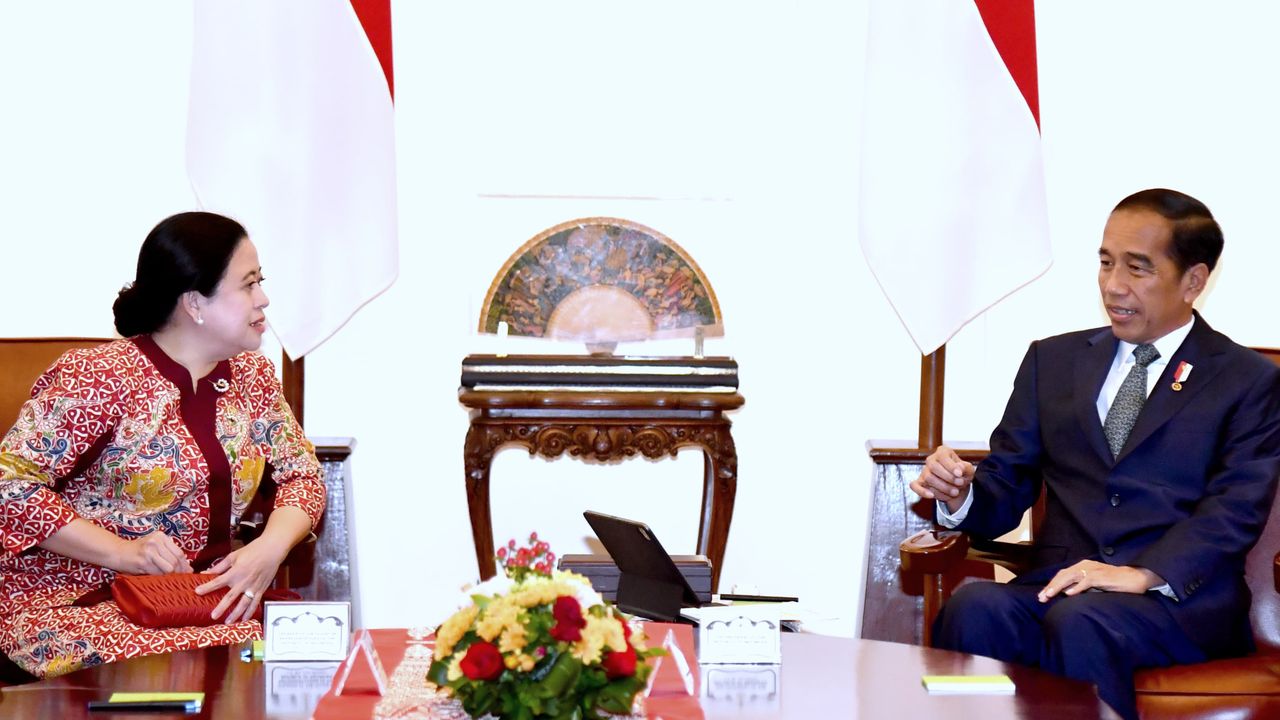 Perdana Bertemu Jokowi di Istana Setelah Pencalonan Gibran, Puan Bahas Hal Ini