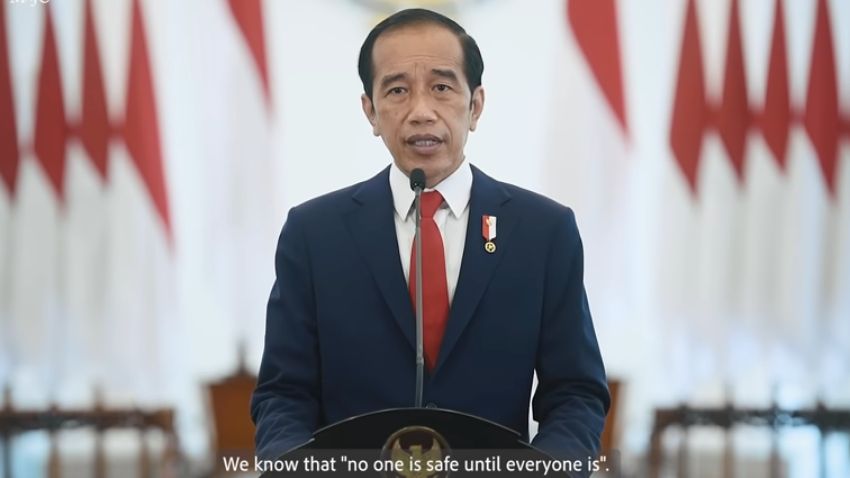 Momen Jokowi Ngomong Bahasa Inggris 'No One Is Safe Until Everyone Is' di Sidang Majelis Umum PBB, Singgung Ketimpangan Vaksinasi COVID-19