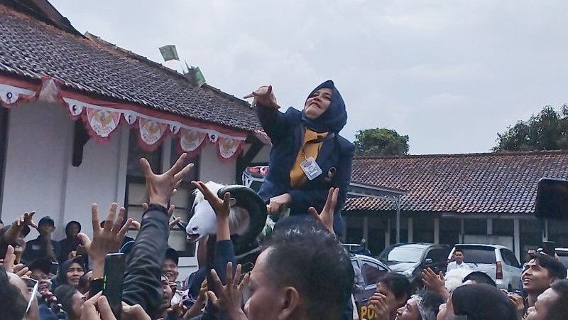 Aksi Ketua NasDem Garut yang Lempar Duit dari Atas Domba Mainan di KPU Berbuntut Panjang