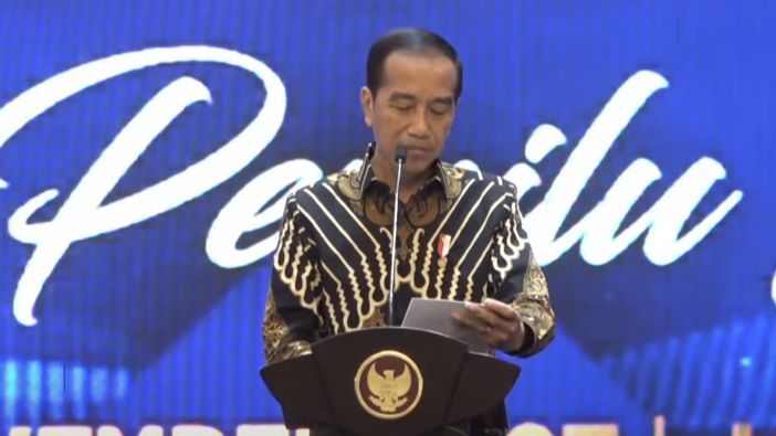 Di Depan Penyelenggara Pemilu, Jokowi Sebut Tantangan Pemilu 2024 Sangat Besar