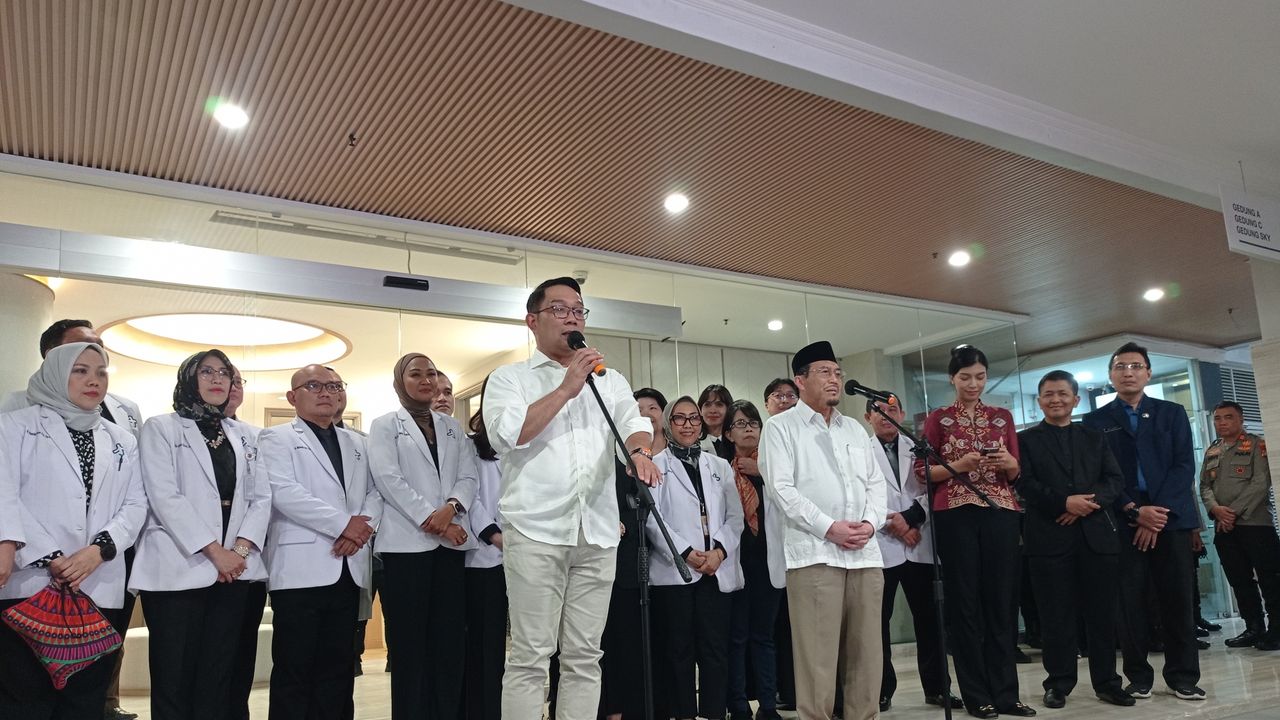 Ridwan Kamil dan Suswono Selesai 2 Jam Lebih Cepat Tes Kesehatan Dibanding Pramono-Rano Karno