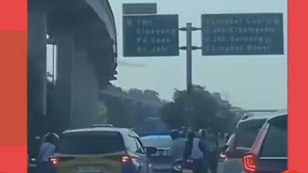 Viral! Rombongan Pemotor Nekat Masuk Jalan Tol, Polisi: Pengantar Jenazah Istri Habib Rizieq Shihab