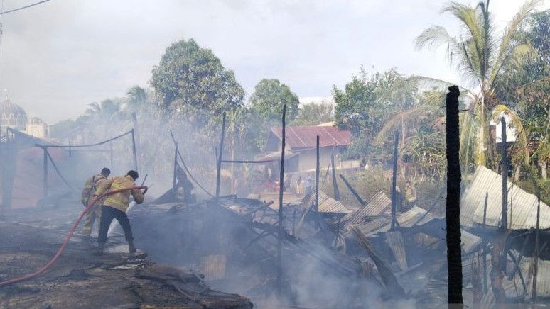 Penyebab Delapan Kios di Aceh Besar Terbakar Jelang Jelang Idul Adha