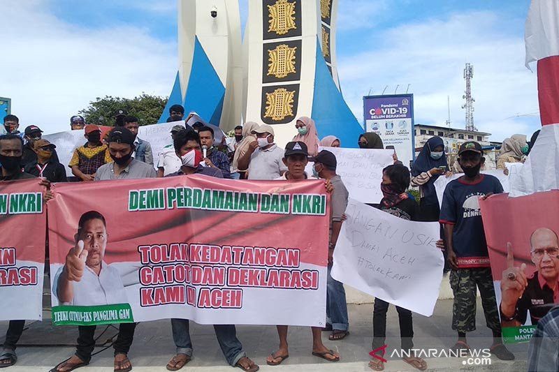 Gerakan Masyarakat Cinta NKRI Tolak Kedatangan KAMI di Aceh
