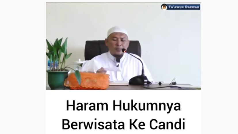 Viral Video Ustaz Sofyan Chalid Larang Umat Muslim Wisata ke Candi Borobudur: Hukumnya Haram