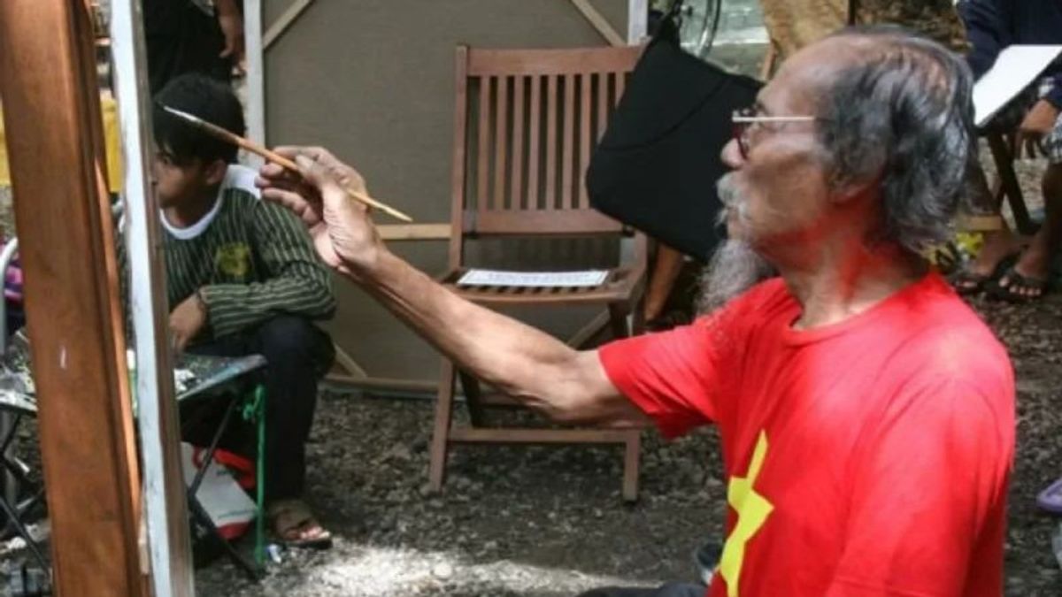 Mengenang Djoko Pekik, Maestro Lukis ‘Berburu Celeng’ yang Minta Keluarga Pakai Kaus Merah saat Pemakaman