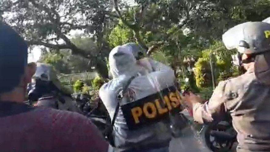 Video Viral Polisi Menyamar Massa Aksi Mahasiswa di Jambi, Ini Kata Polri