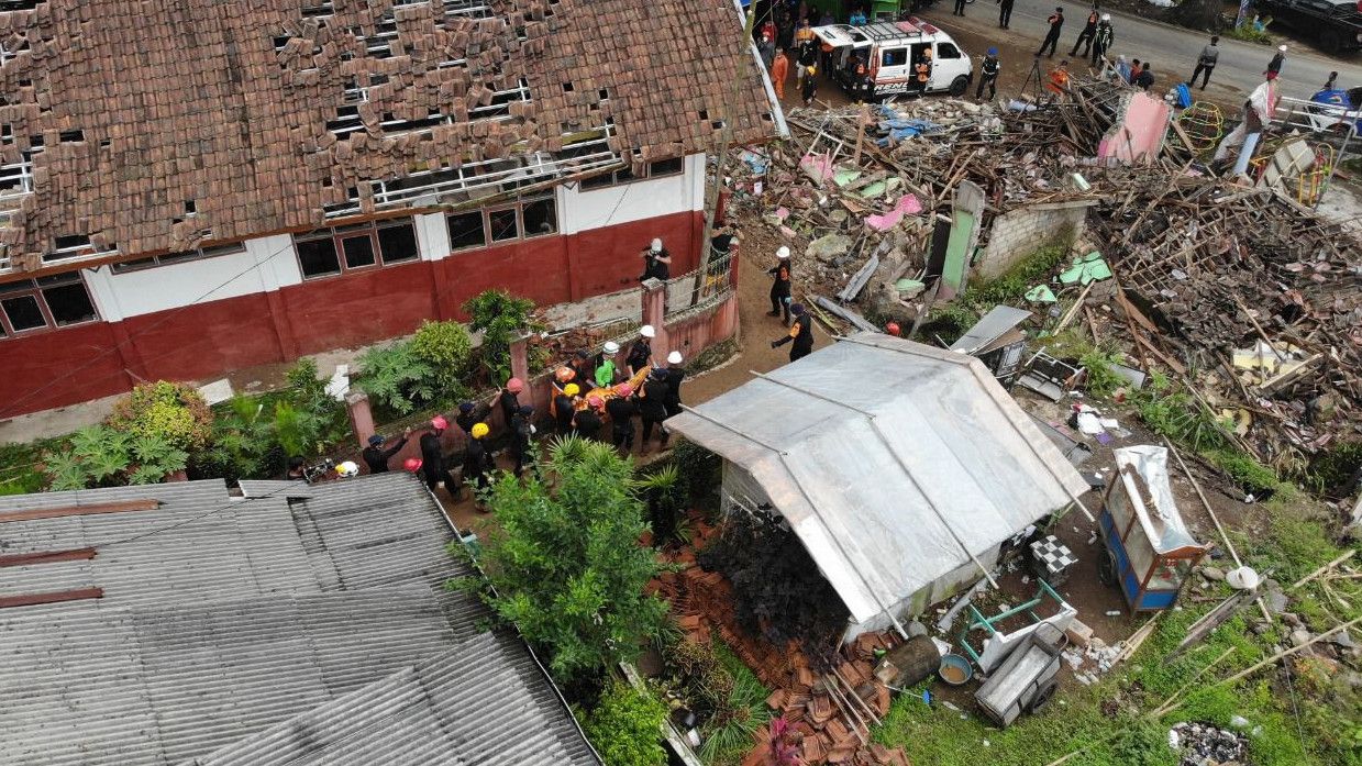 Akibat Gempa, Pemkab Cianjur Catat Sedikitnya 422 Fasilitas Pendidikan Rusak