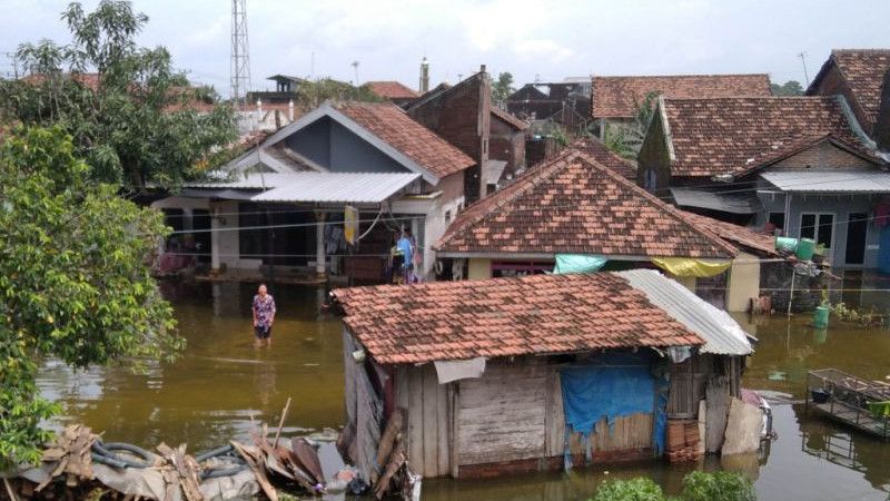 1.128 Warga Kudus Jawa Tengah Mengungsi karena Banjir, Memilukan