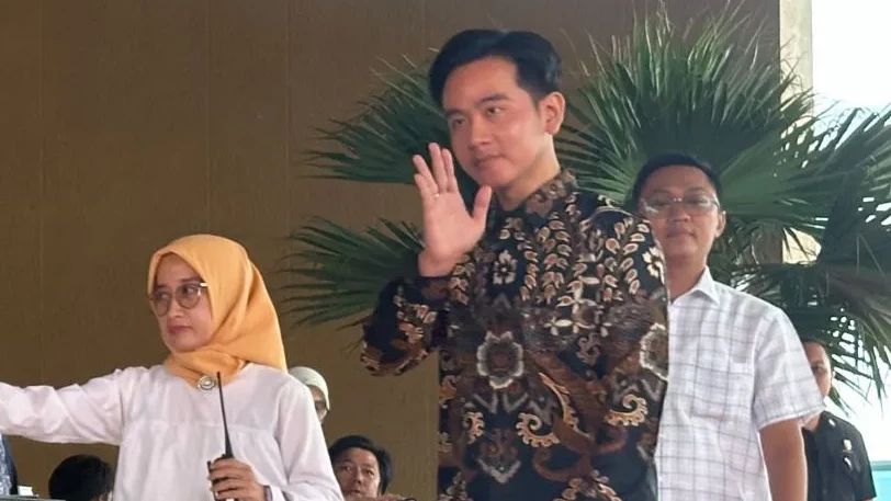 Gibran Nongol di Kompleks Parlemen Hadiri Geladi Bersih Pelantikan Presiden dan Wakil Presiden