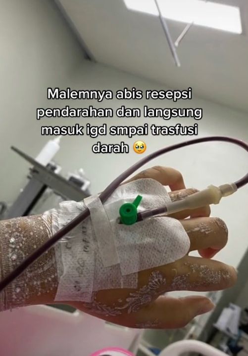 Viral, Perempuan Pendarahan Saat Malam Pertama Sampai Tranfusi Darah di IGD, Begini Penjelasan Medisnya