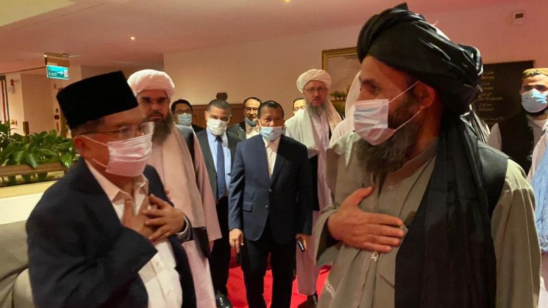 Kenal Baik Pimpinan Taliban, Jusuf Kalla: Takkan Terjadi Perang Saudara di Afghanistan