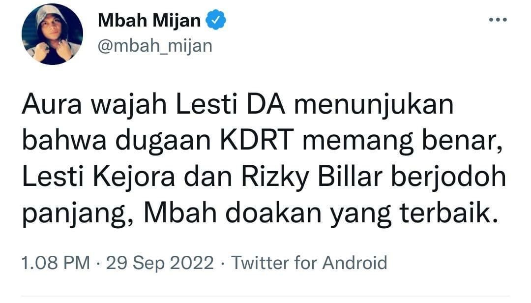 Cuitan Mbah Mijan (Foto: Twitter/@mbah_mijan)
