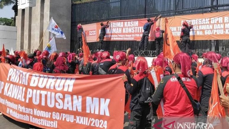 Partai Buruh Tunda Aksi di Depan KPU dan DPR, Tetap Minta DPR Patuhi Putusan MK