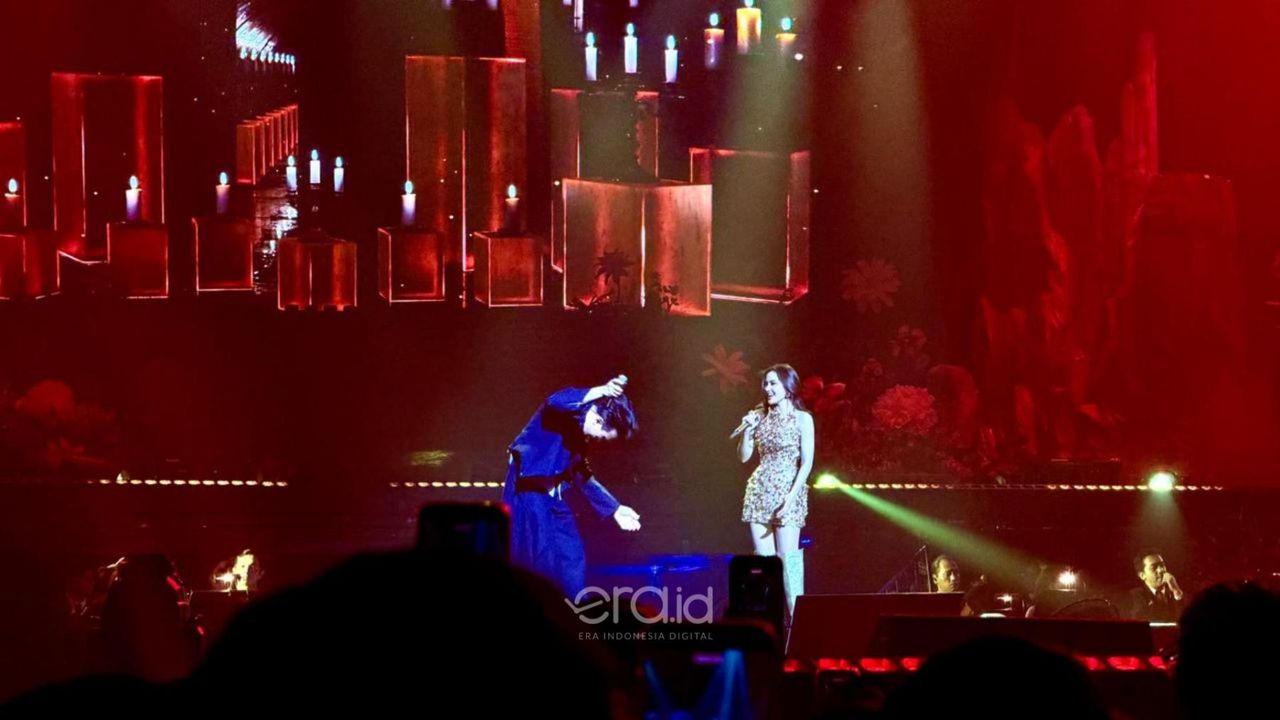 Adrian Khalif dan Mahalini (Era.id/Nurul Tryani)