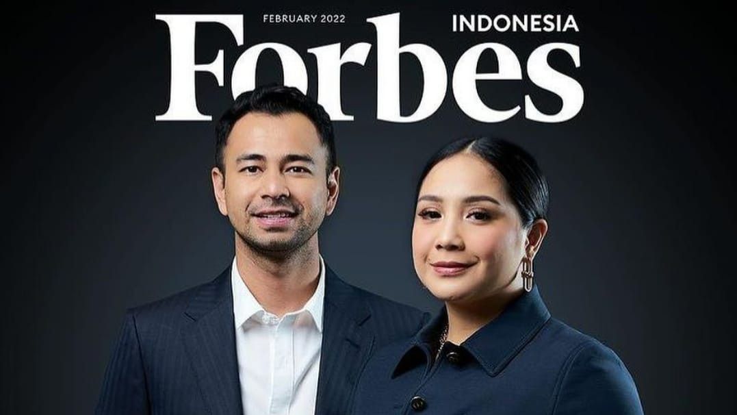 Dapat Gelar The Sultans of Content, Wajah Raffi Ahmad dan Nagita Slavina Mejeng di Forbes Indonesia