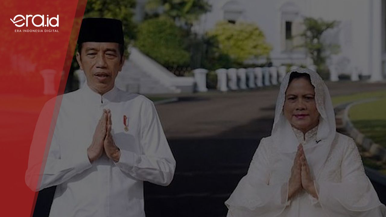 Ucapan Selamat Idulfitri 1442 H dari Presiden Jokowi dan Ibu Negara