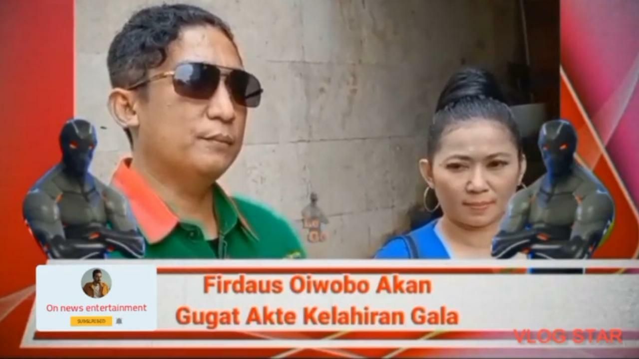 Firdaus Oiwobo dann Tiara Marleen (Foto: YouTube/On News Entertainment)