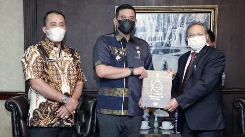 Gebrakan Wali Kota Bobby Nasution Jajaki Kerja Sama Kolaborasi Kota Medan dan India