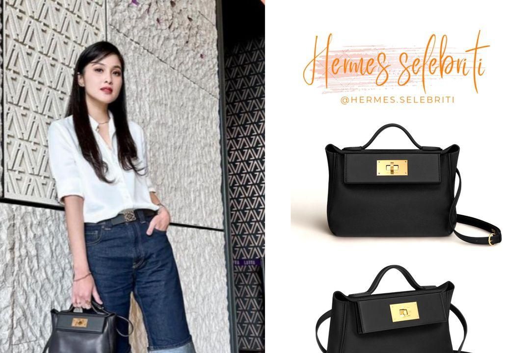 Koleksi tas Hermes Sandra Dewi (instagram/@hermes/selebriti)Caption