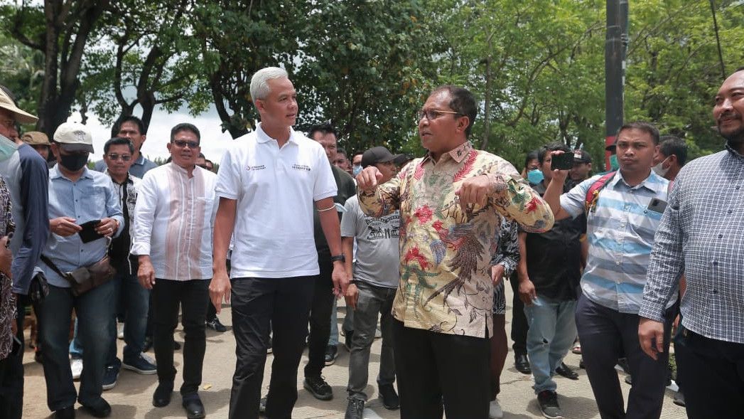 Ganjar Berkunjung di Lorong Wisata Makassar, Warga: Presidenku