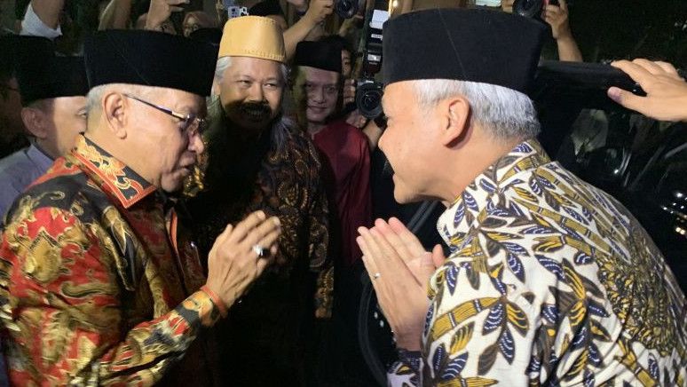 Ganjar Pranowo Sowan ke ke Said Aqil Siradj di Jakarta